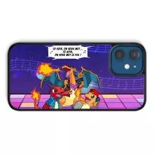 Coque Téléphone Portable Dracaufeu « Ce soir, on vous met le Feu ! » – Parodie Pokémon
