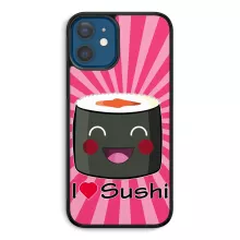 Coque Téléphone Portable « I Love Sushi ! » – Parodie Japon Culture