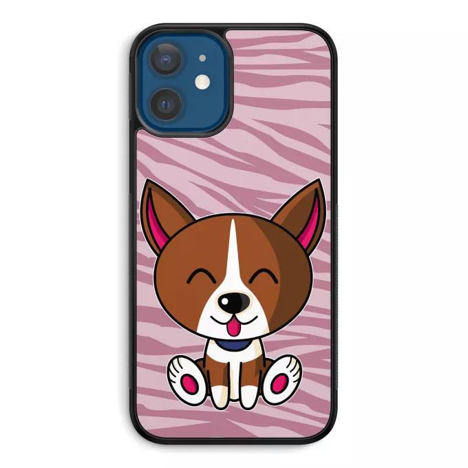 Coque pour téléphone portable iPhone 12 et iPhone 12 Pro (6.1) Parodie Kawaii Baby Dogs Kawaii Baby dog Vol.7