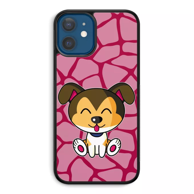 Coque pour téléphone portable iPhone 12 et iPhone 12 Pro (6.1) Parodie Kawaii Baby Dogs Kawaii Baby dog Vol.6
