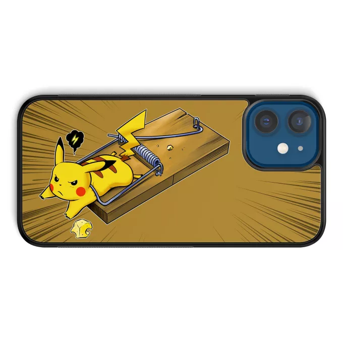 Funda para iPhone 12 et iPhone 12 Pro (6.1) Parodia Pokémon Pikachu