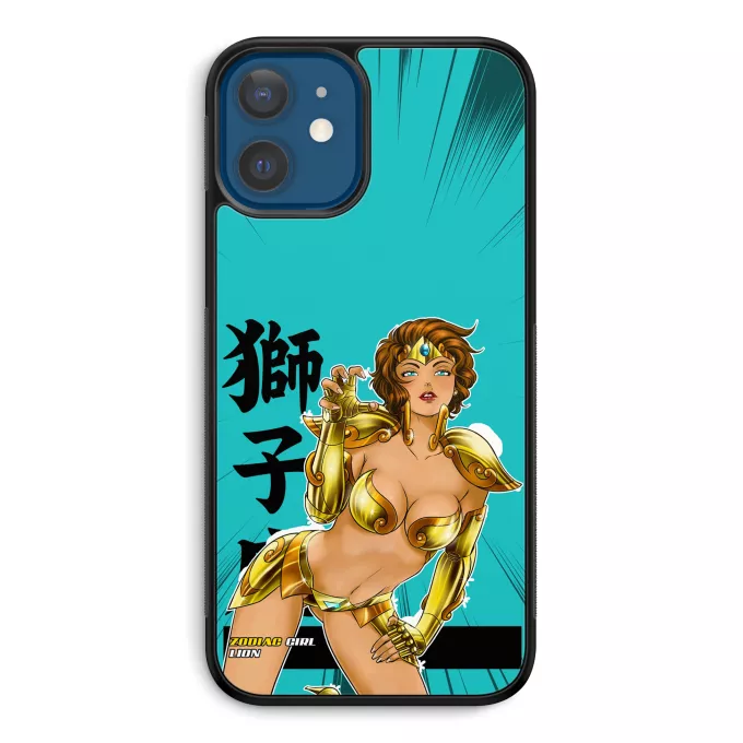 Coque pour téléphone portable iPhone 12 et iPhone 12 Pro (6.1) Parodie Cosplay Girls La Sublime Indra née sous le signe du Lion ! - Manga - Cosplay Girls