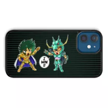 Capricorn Shura Smartphone hoesje “Capricorn Shura en Dragon Shiryu” – Saint Seiya parodie