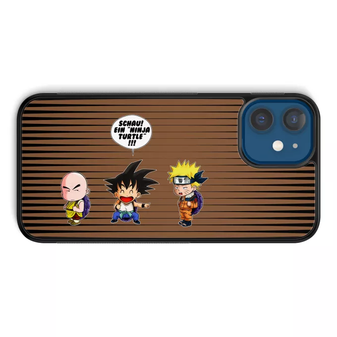 iPhone 12 et iPhone 12 Pro (6.1) Handyhülle Parodie auf Naruto Naruto und Son-Goku
