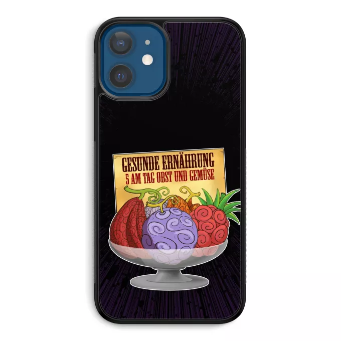iPhone 12 et iPhone 12 Pro (6.1) Handyhülle Parodie auf One Piece Teufelsfrucht - Gum-Gum-Frucht