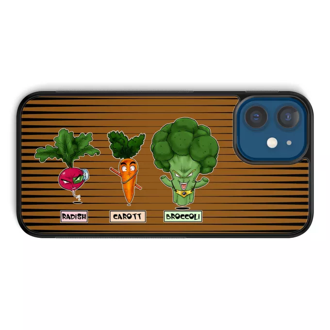 Funda para iPhone 12 et iPhone 12 Pro (6.1) Parodia Dragon Ball Z -DBZ Son Gokū, Raditz y Broly