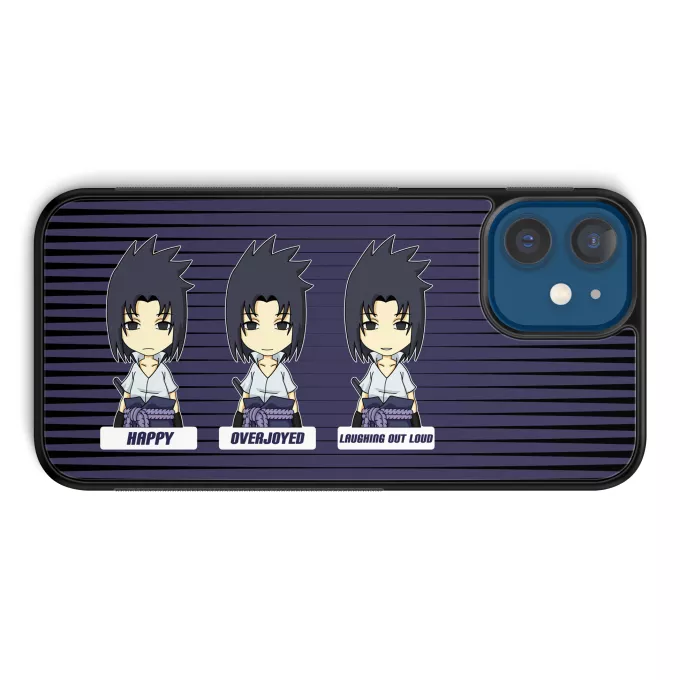 iPhone 12 et iPhone 12 Pro (6.1) Phone Case Parody of Naruto Sasuke