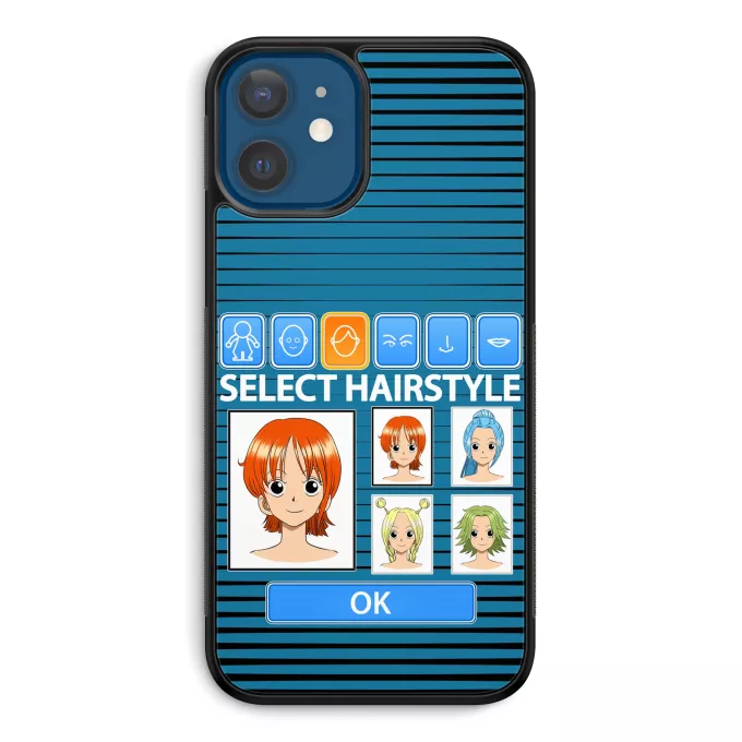 iPhone 12 et iPhone 12 Pro (6.1) Phone Case Parody of One Piece Nami from Straw Hats Pirates Crew