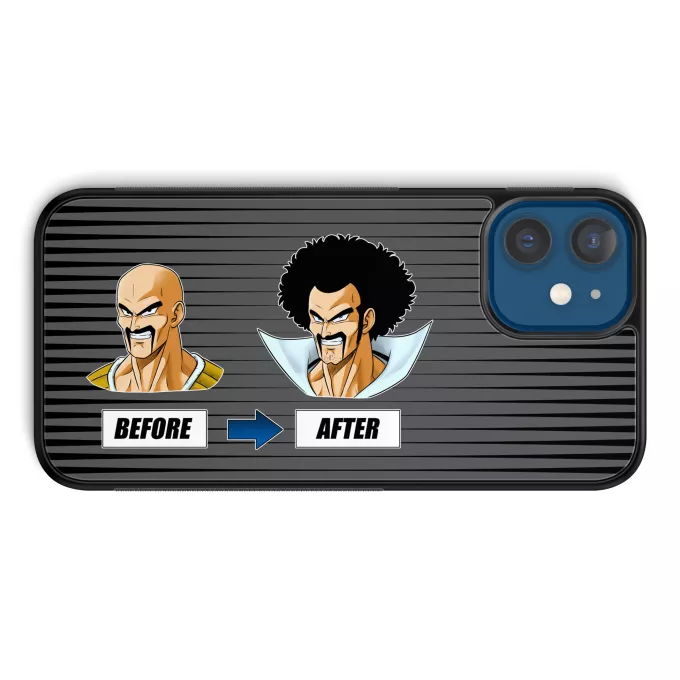 iPhone 12 et iPhone 12 Pro (6.1) Phone Case Parody of Dragon Ball Z - DBZ Mister Satan and Nappa