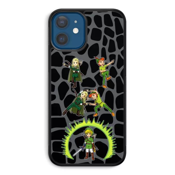 Estojo iPhone 12 et iPhone 12 Pro (6.1) Paródia Zelda Link e Legolas