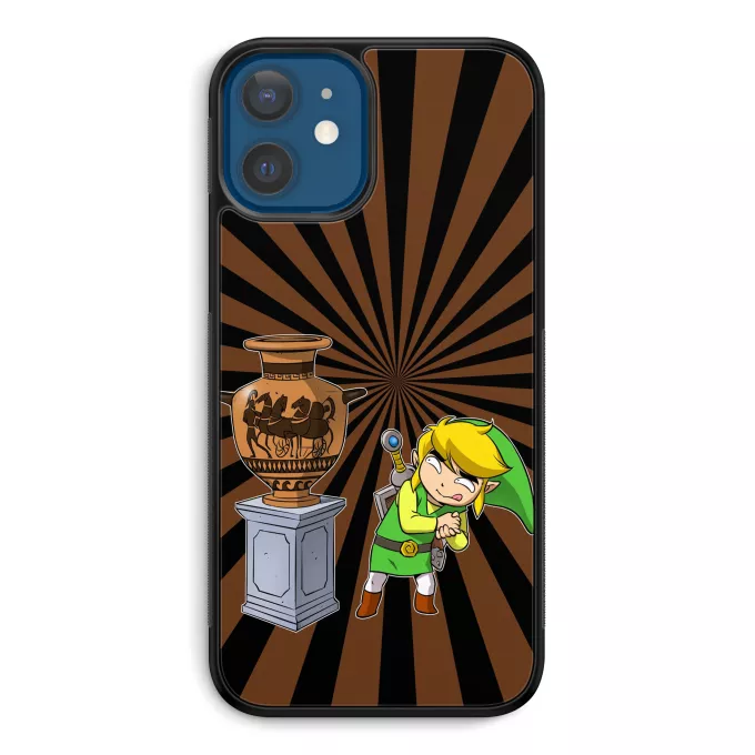 iPhone 12 et iPhone 12 Pro (6.1) Phone Case Parody of Zelda Link