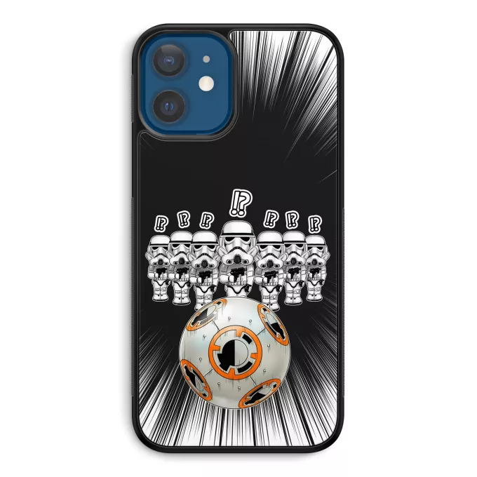 Custodia per iPhone 12 et iPhone 12 Pro (6.1) Paoridia Star Wars BB-8 X Stormtroopers
