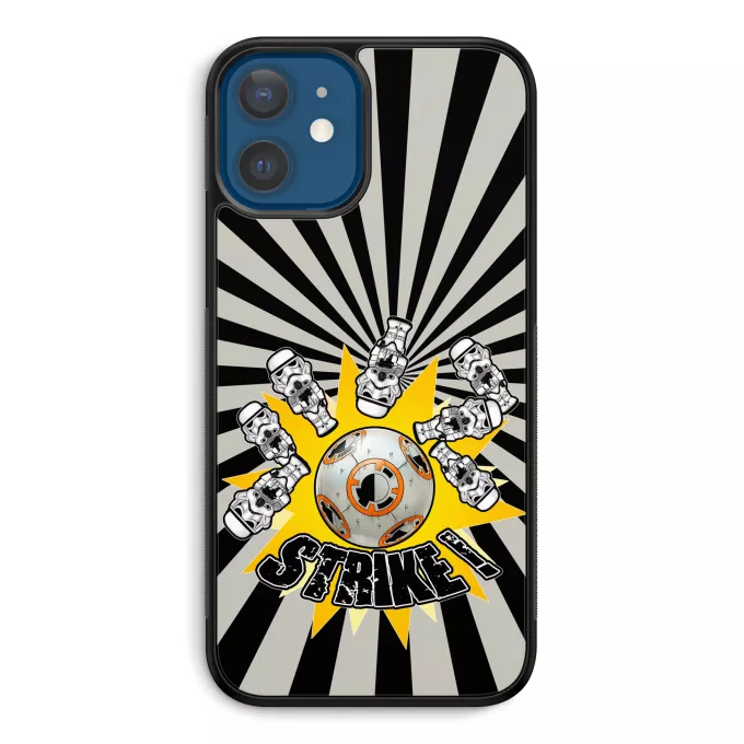 Funda para iPhone 12 et iPhone 12 Pro (6.1) Parodia Star Wars BB-8 y de los Stomtroopers