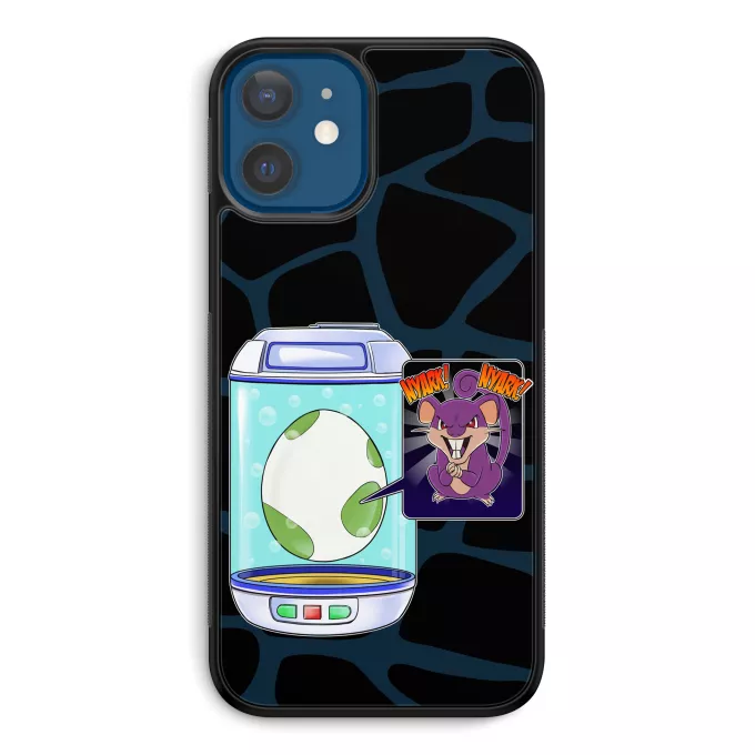 Fodral för iPhone 12 et iPhone 12 Pro (6.1) Parodi Pokémon Rattata