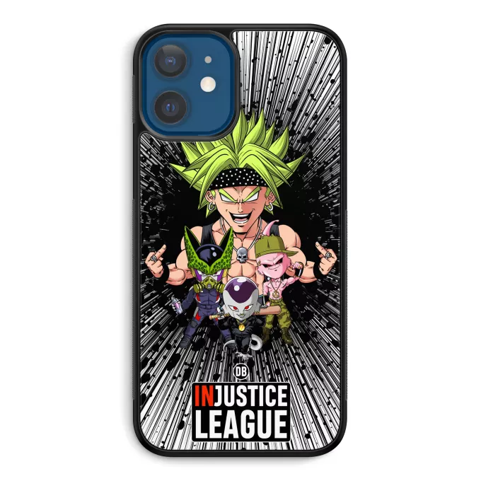 Hoesje voor iPhone 12 et iPhone 12 Pro (6.1) Parodie Dragon Ball Z - DBZ Broly, Majin Buu, Cell en Freezer