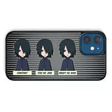 Coque Téléphone Portable Sasuke Uchiwa « Toujours aussi expressif... » – Parodie Naruto