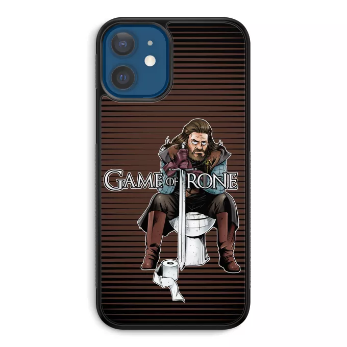 Coque pour téléphone portable iPhone 12 et iPhone 12 Pro (6.1) Parodie Game of Thrones Game Of Trone... Euh... - Eddard Stark