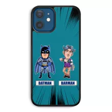 Coque Téléphone Portable « Les 2 Super-Héros de la Nuit !! » – Parodie Batman