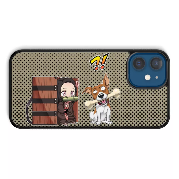 Fodral för iPhone 12 et iPhone 12 Pro (6.1) Parodi Kimetsu no yaiba Nezuko Kamado