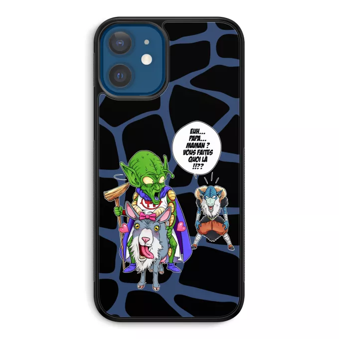 Coque pour téléphone portable iPhone 12 et iPhone 12 Pro (6.1) Parodie Dragon Ball Super Aux origines du mal... - Moro, Le Très-Haut