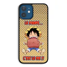 Coque Téléphone Portable Luffy « La Viande... C'est la vie ! » – Parodie One Piece
