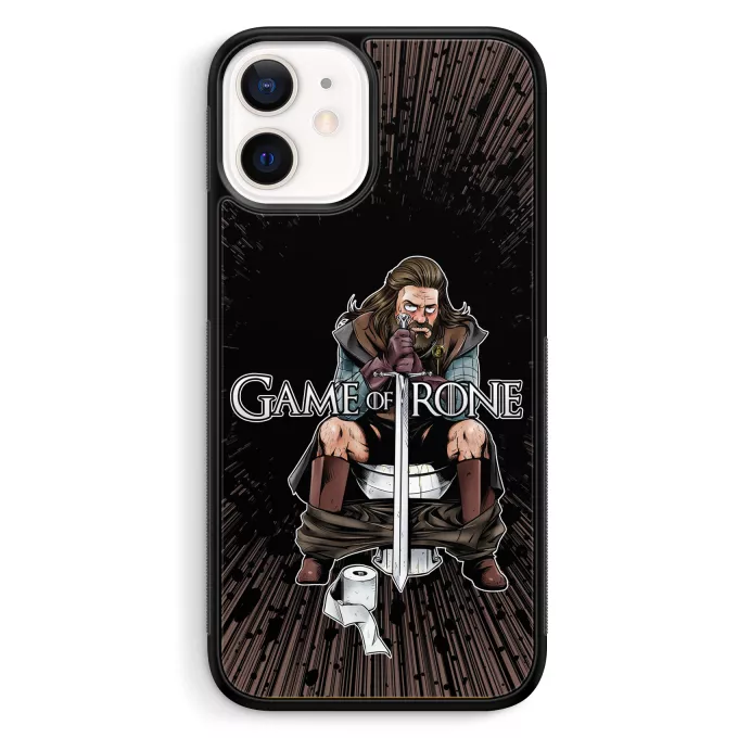 Coque pour téléphone portable iPhone 12 Mini (5.4) Parodie Game of Thrones Game of Trone... :) - Eddard Stark