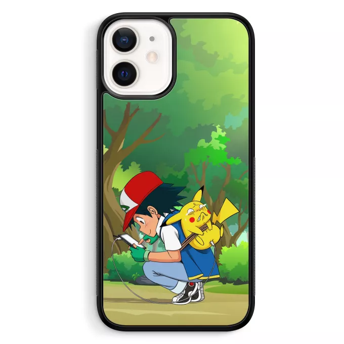 iPhone 12 Mini (5.4) Handyhülle Parodie auf Pokémon Pikachu