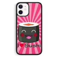Coque Téléphone Portable « I Love Sushi ! » – Parodie Japon Culture