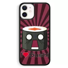 Coque Téléphone Portable « I Love Sushi ! NOOOO !! » – Parodie Japon Culture