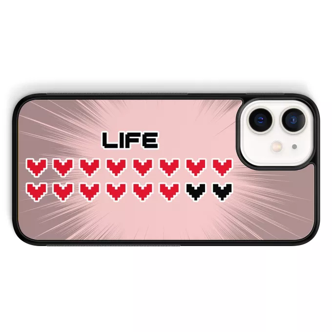 Custodia per iPhone 12 Mini (5.4) Paoridia videogiochi Pixel Life Pixel Design