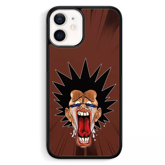 Coque pour téléphone portable iPhone 12 Mini (5.4) Parodie Manga Design Grimaces Baka - Les Rois de la Grimace Vol.4