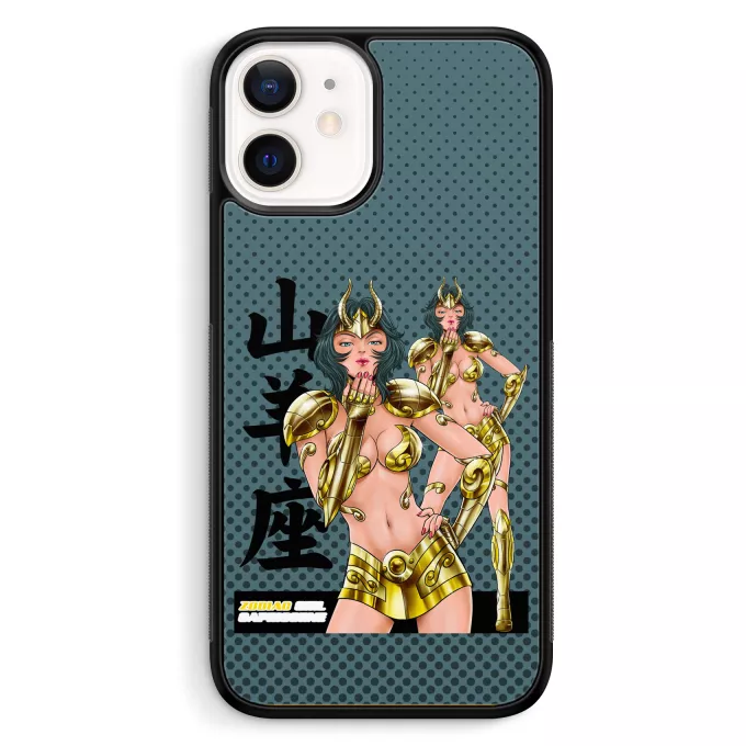 Coque pour téléphone portable iPhone 12 Mini (5.4) Parodie Cosplay Girls La Sublime Princesse née sous le Signe du Capricorne ! - Manga - Cosplay Girls