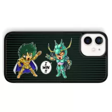 Capricorn Shura Smartphone hoesje “Capricorn Shura en Dragon Shiryu” – Saint Seiya parodie