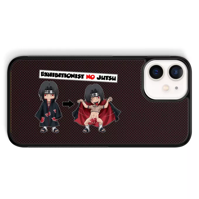 iPhone 12 Mini (5.4) Handyhülle Parodie auf Naruto Itachi Uchiwa