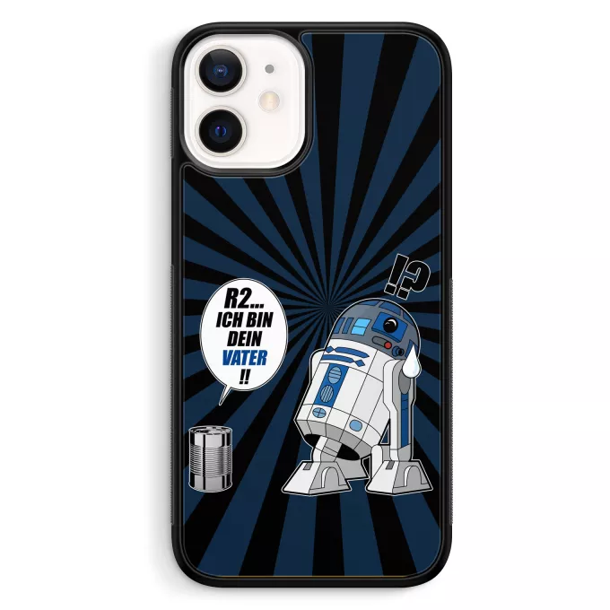 iPhone 12 Mini (5.4) Handyhülle Parodie auf Star Wars R2-D2