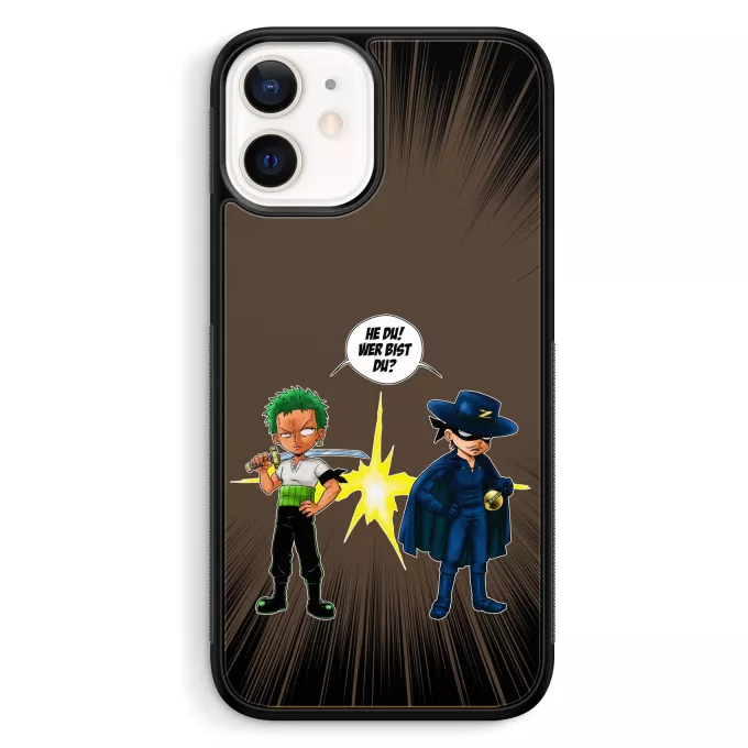iPhone 12 Mini (5.4) Handyhülle Parodie auf One Piece Lorenor Zorro