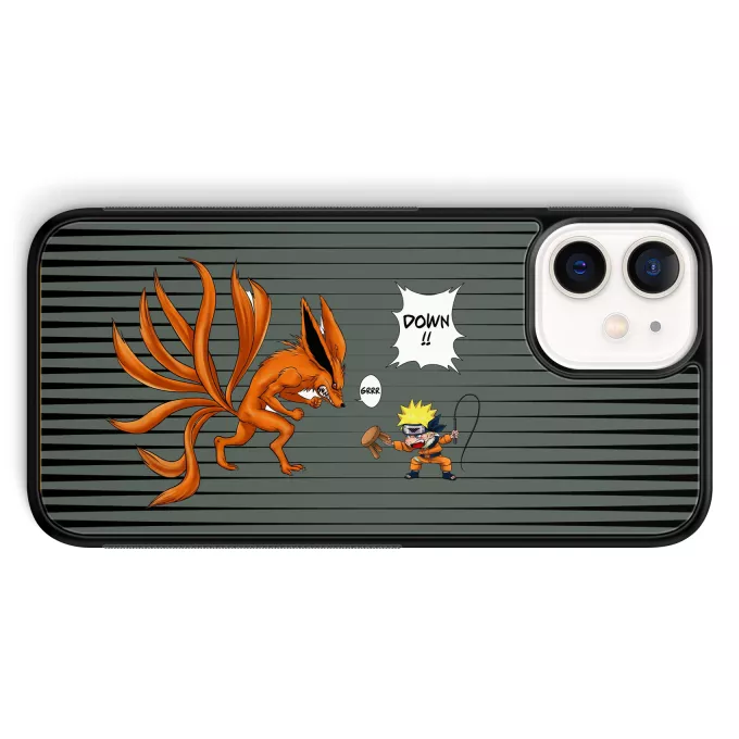 iPhone 12 Mini (5.4) Phone Case Parody of Naruto Naruto and Kyubi