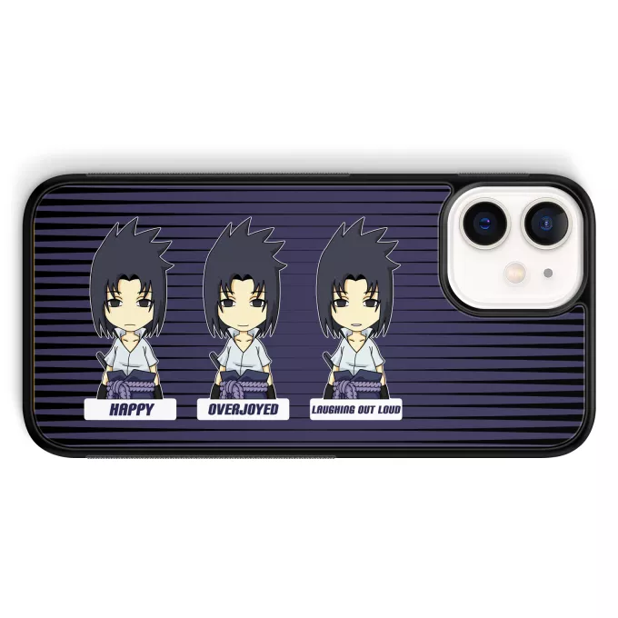 iPhone 12 Mini (5.4) Phone Case Parody of Naruto Sasuke