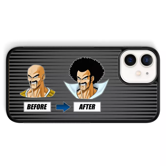 iPhone 12 Mini (5.4) Phone Case Parody of Dragon Ball Z - DBZ Mister Satan and Nappa