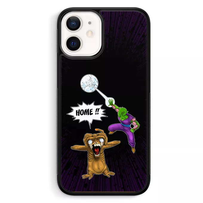 iPhone 12 Mini (5.4) Phone Case Parody of Dragon Ball Z - DBZ Piccoloand ET the Extra-Terrestrial