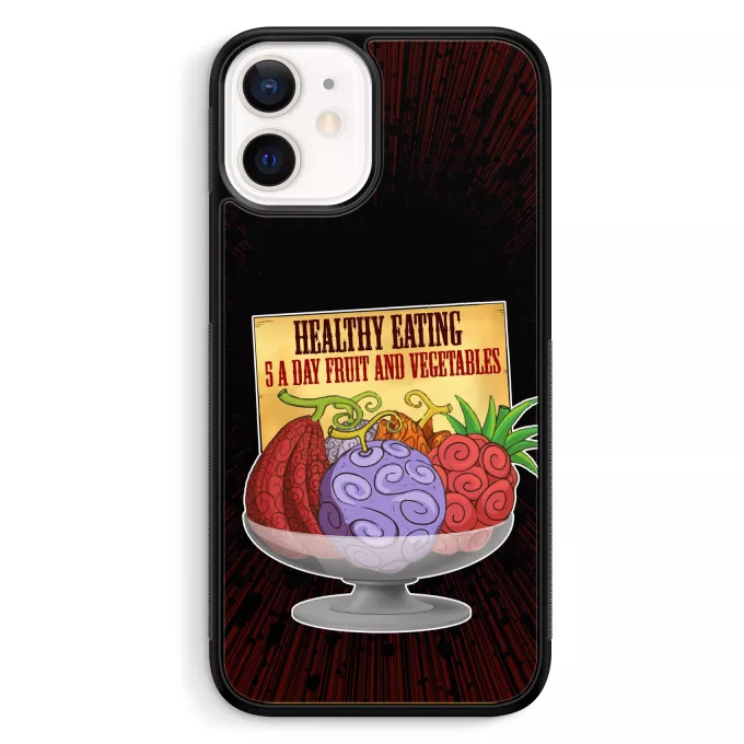 iPhone 12 Mini (5.4) Phone Case Parody of One Piece Devil Fruits - Gum-Gum Fruit