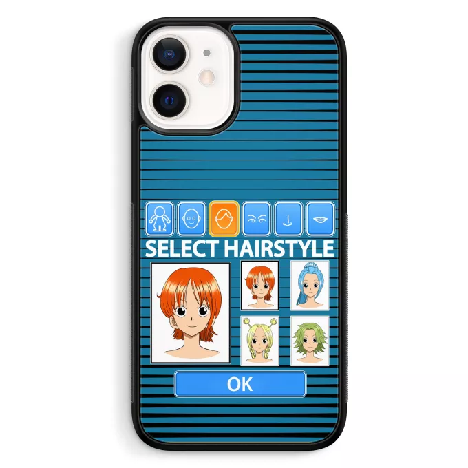 iPhone 12 Mini (5.4) Phone Case Parody of One Piece Nami from Straw Hats Pirates Crew