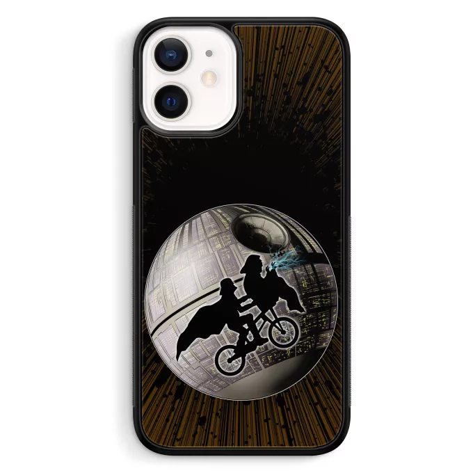 Fodral för iPhone 12 Mini (5.4) Parodi Stjärnornas krig Darth Vader och Darth Sidious