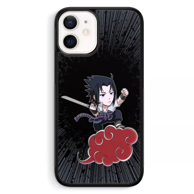 Custodia per iPhone 12 Mini (5.4) Paoridia Naruto Sasuke e Son Goku
