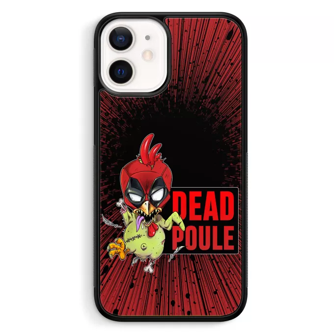 Coque pour téléphone portable iPhone 12 Mini (5.4) Parodie Deadpool Dead Poule - Deadpool ou Dead Poule
