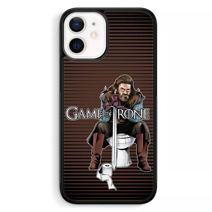 Coque pour téléphone portable iPhone 12 Mini (5.4) Parodie Game of Thrones Game Of Trone... Euh... - Eddard Stark