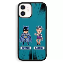Coque Téléphone Portable « Les 2 Super-Héros de la Nuit !! » – Parodie Batman