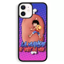 Coque Téléphone Portable Monkey D Luffy « La Viande c'est la Vie - Giga Gigot édition ! » – Parodie One Piece