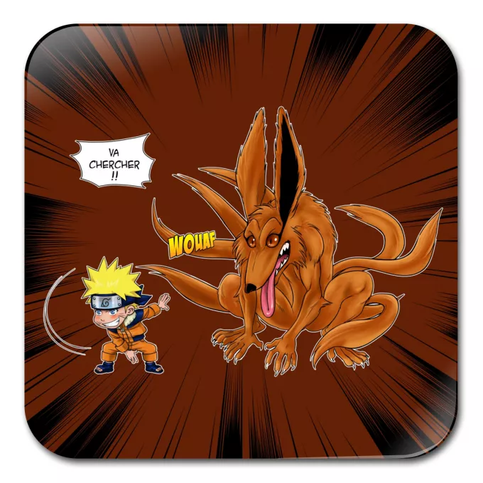 Sous-Bock Parodie Naruto Va chercher ! - Kyubi le démon Renard à 9 queues
