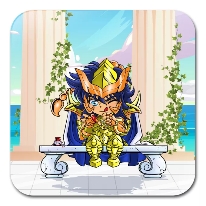 Sottobicchiere Paoridia I Cavalieri dello zodiaco - Saint Seiya Milo di Scorpio